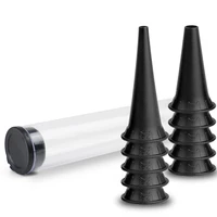 2.4/3/4/5mm 10 pièces/boîte spéculum médical réutilisable pièces d'accessoires de remplacement buse jetable cône Tube oreille Otoscope spéculeuse pointe 4