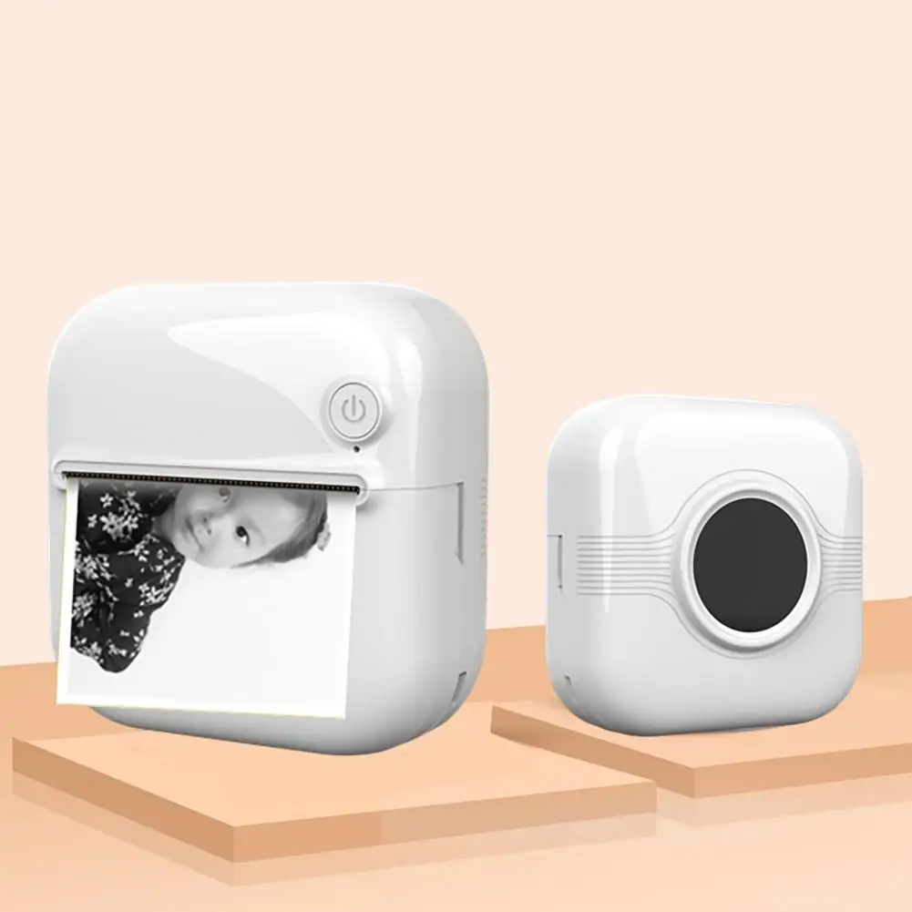 

A33 Thermal Printer Bluetooth Photos Receipts Notes Lists Label Memo QR Code Pocket Printer for iOS for Android with StickerRoll
