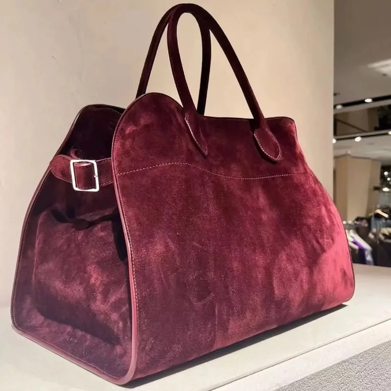 

The R0W Tote Bag Women's 2024 New Vintage Autumn and Winter Premium Feeling Niche Design Large Capacity Retro Commuter Handbag