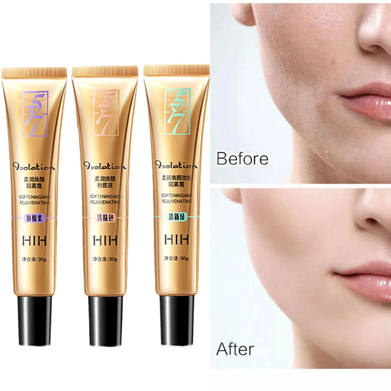 

30g Moisturizing Concealer Makeup Primer Cream Invisible Pores/Repair Concealer Liquid Face Silhouette Cement Shadow Highlight