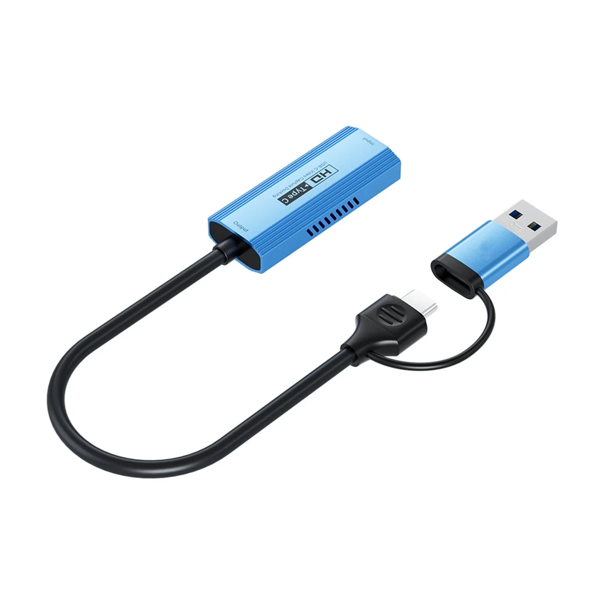SEMOIC USB3.0&USB-C 1080P 4K30Hz Video Capture Docking with PD3.0 Power Supply for Versatiled Device Compatibility