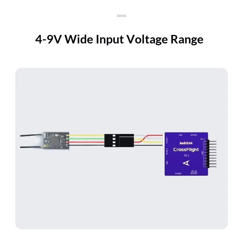 RadioLink ER16 ELRS 2.4G Ricevitore V3.3 16 Canali Doppia Antenna Lunga Portata Alta Frequenza per Aeromodelli RC - immagine 2