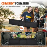 SucceBuy Projector Screen w/ Stand 150in 16:9 4K 1080 HD Portable Projection Screen for Home Office Garden Moive Theater Cinema - Image 5