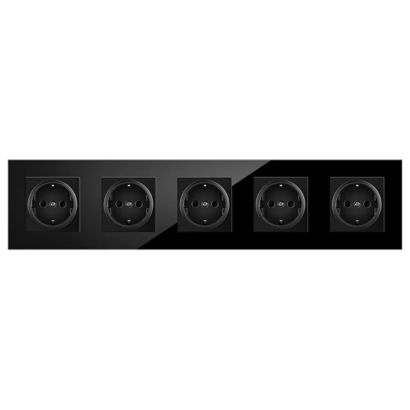 5x sockets black