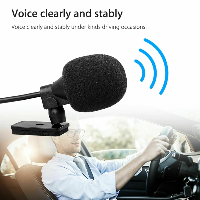 새로운 3.5mm 마이크 자동차 라디오 스테레오 GPS 사용 오디오 DVD 외부 마이크, 자동차 라디오 스테레오