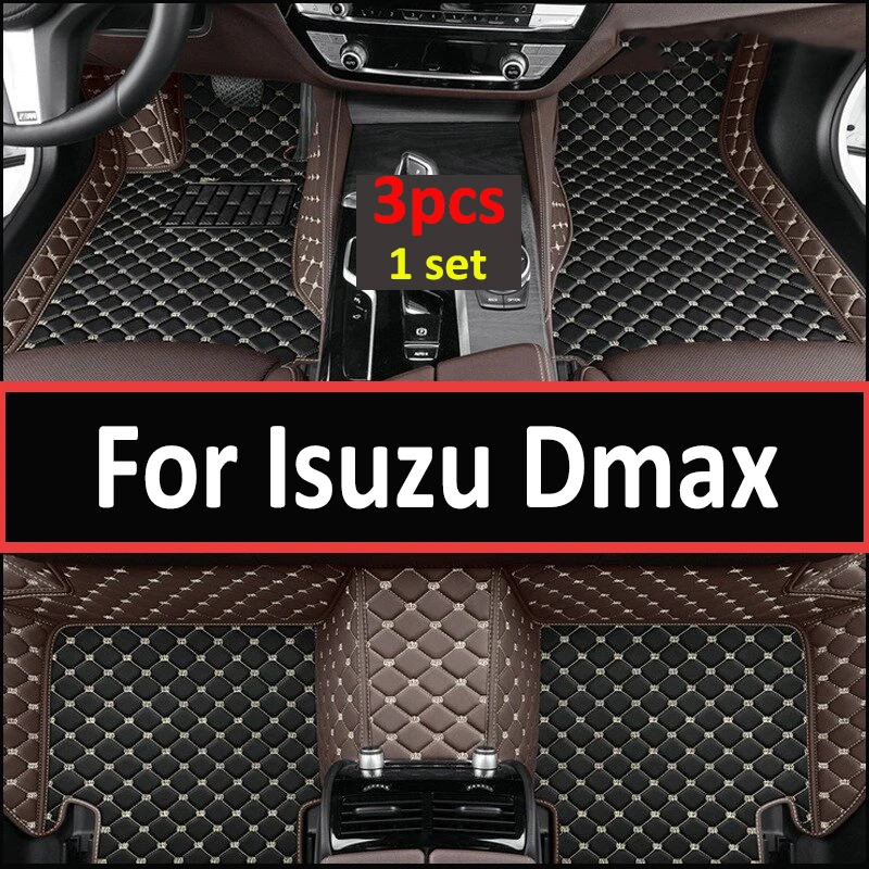 

Автомобильные коврики для Isuzu Dmax D-max 2020 2019 2018 2017, автомобильные аксессуары, декоративные кожаные коврики, водонепроницаемые защитные коврики