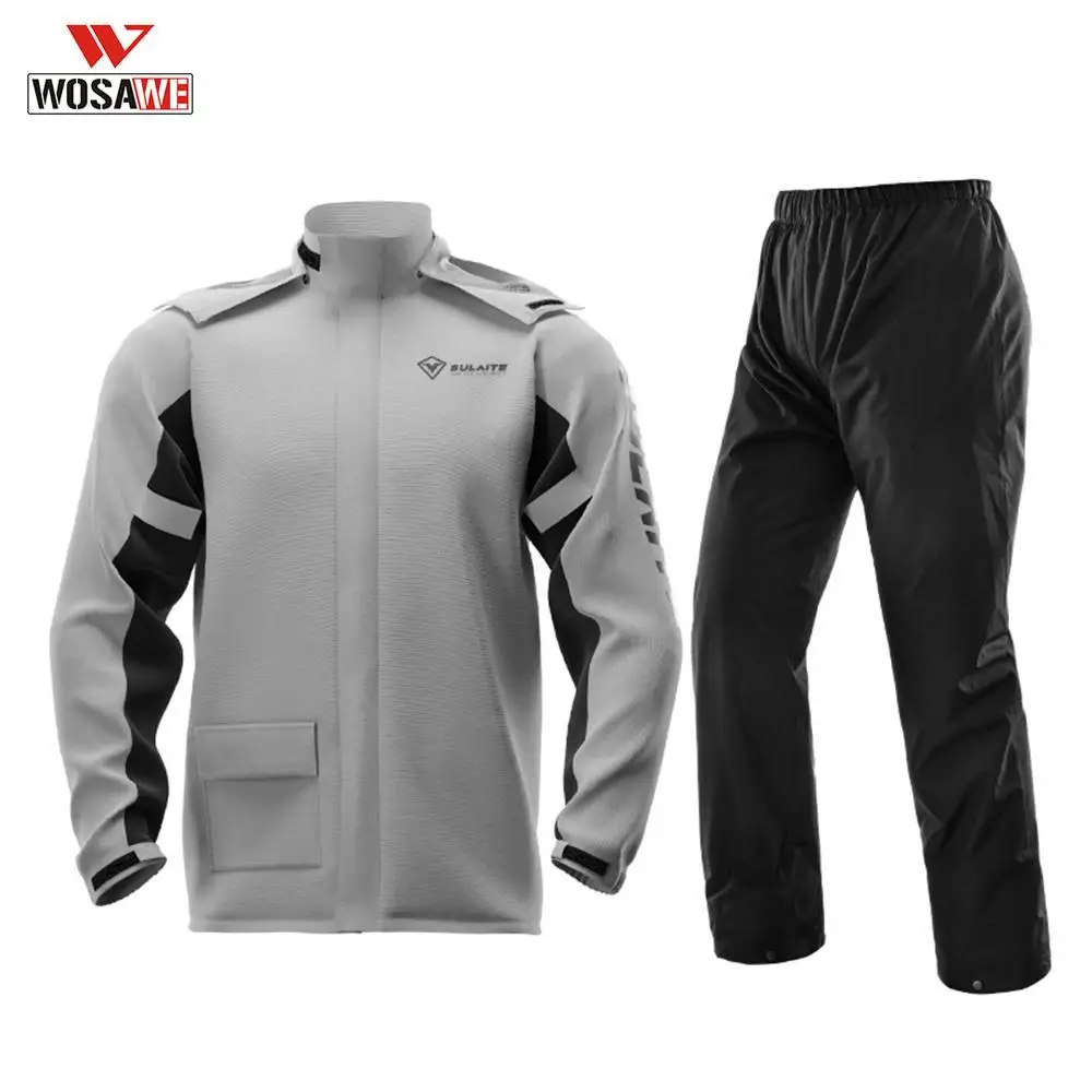 Motorcycle Raincoat Suit Waterproof Cycling Rain Pants Shoe Cover Lightweight Foldable Windproof |