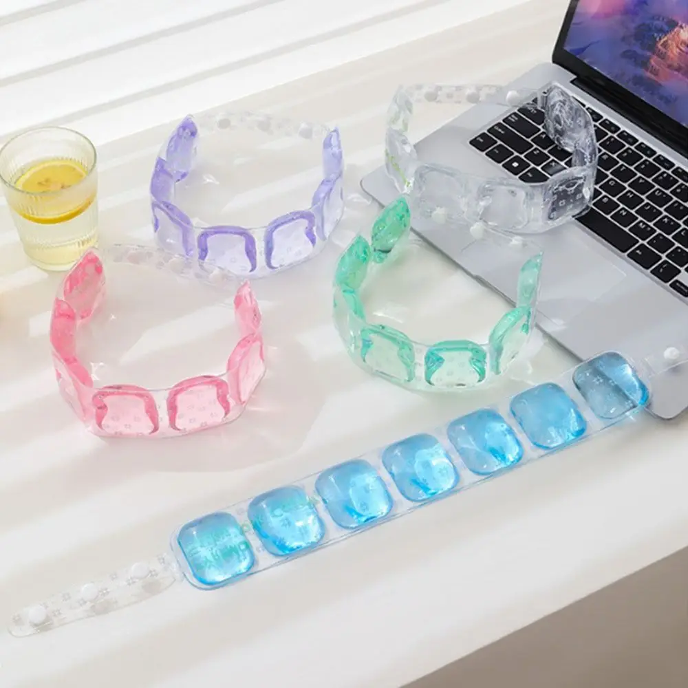 18/28 ℃ Collari Refrigeranti per il Collo, Gadget Estivo, Cuscino di Ghiaccio Portatile, Tubo di Raffreddamento PCM Riutilizzabile, Essenziali per l'Estate - Image 4