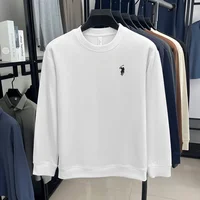 T-shirt à manches longues à col rond élégant et luxueux, un sweat-shirt ample raffiné de la marque Paul qui est tendance pour les hommes 6