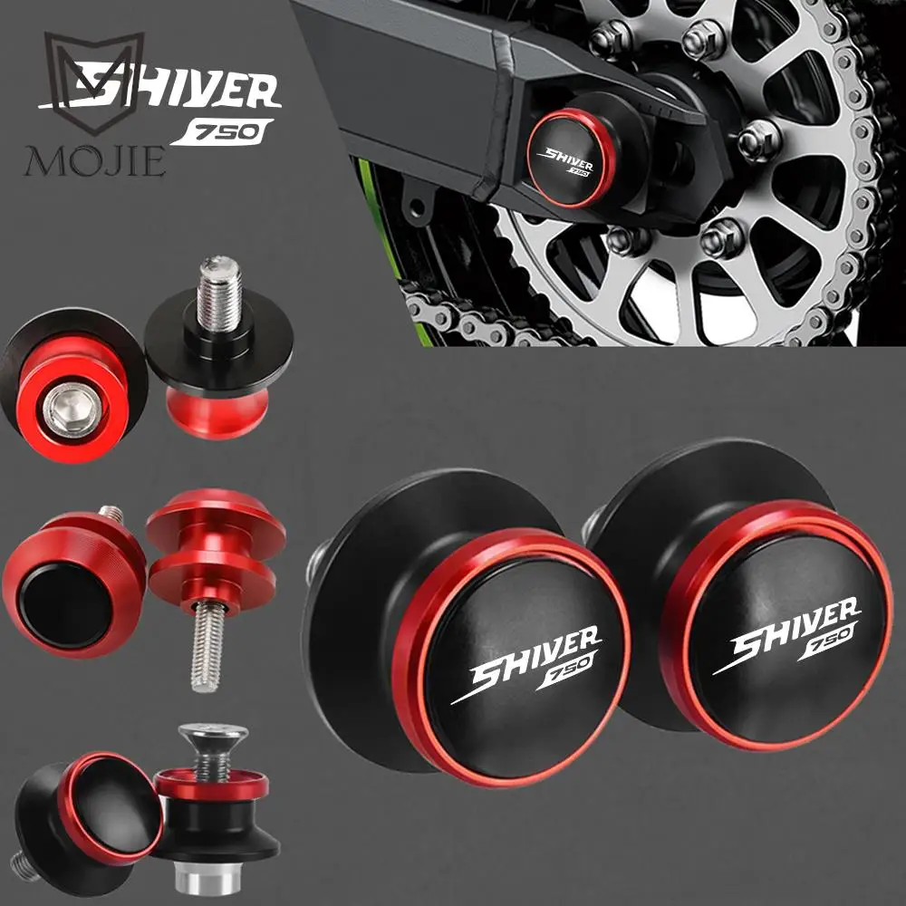 

For Aprilia SHIVER750 SHIVER 750 2007 20208 2009 2010 2011 2012 2013 2014-2017 CNC 6MM Swingarm Spools Rear Stand Screws Sliders