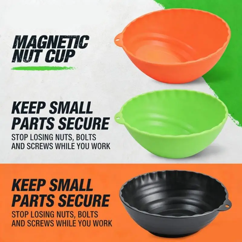 차고 및 작업장 요구에 적합한 자석 부품 컨테이너 자석 너트 컵