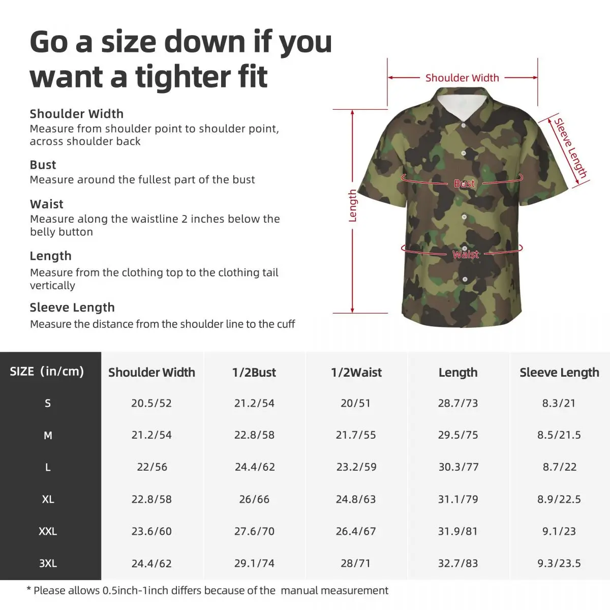 Hawaiian Shirt Beach Military Camo Blouses Camouflage Army Elegant Casual Shirts Men Short Sleeves Y2K Funny Top