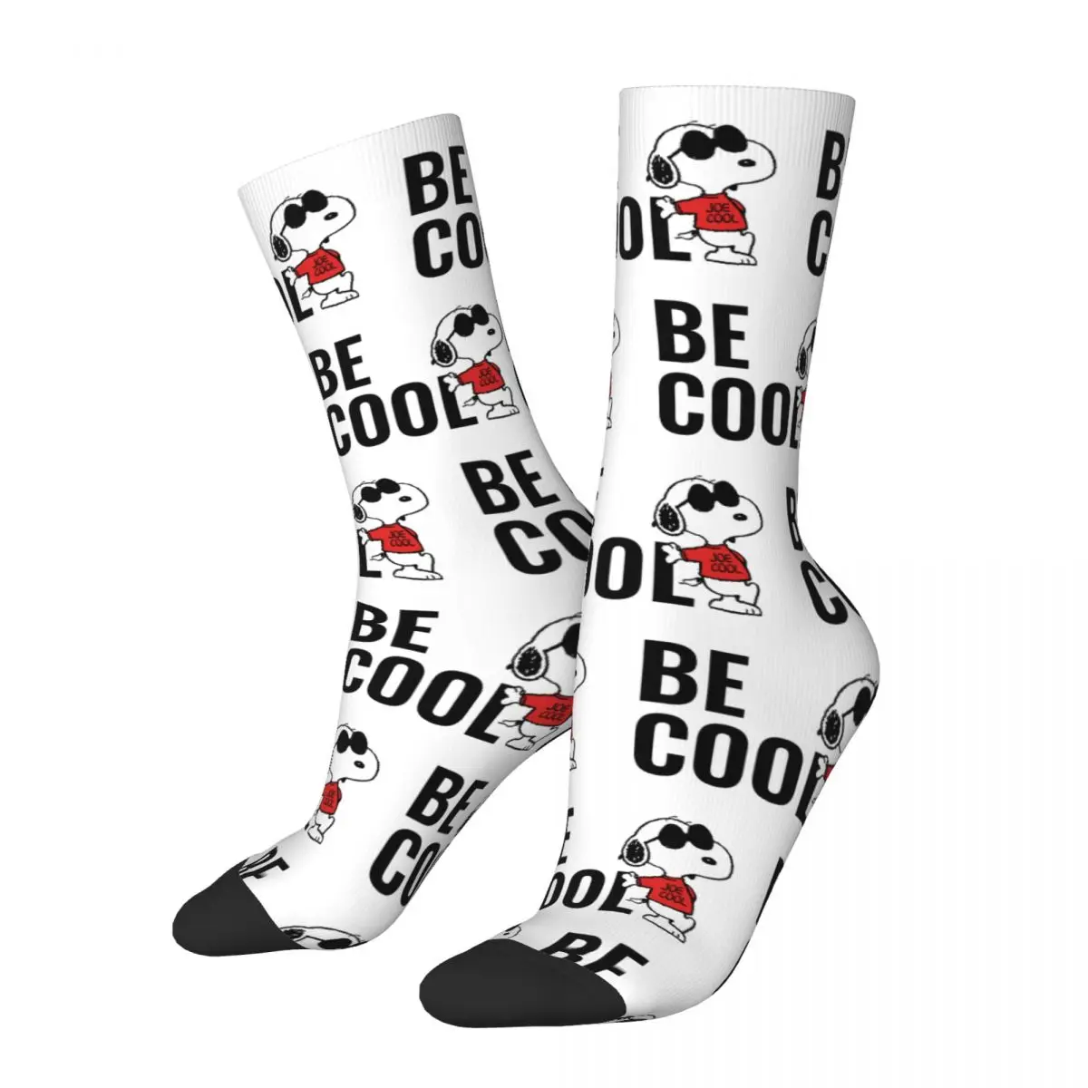 Kawaii Donna Uomo Snoopy Joe Cool Standing Peanuts Anime Design Socks Merch Skateboard Socks Cute Best Gift Idea