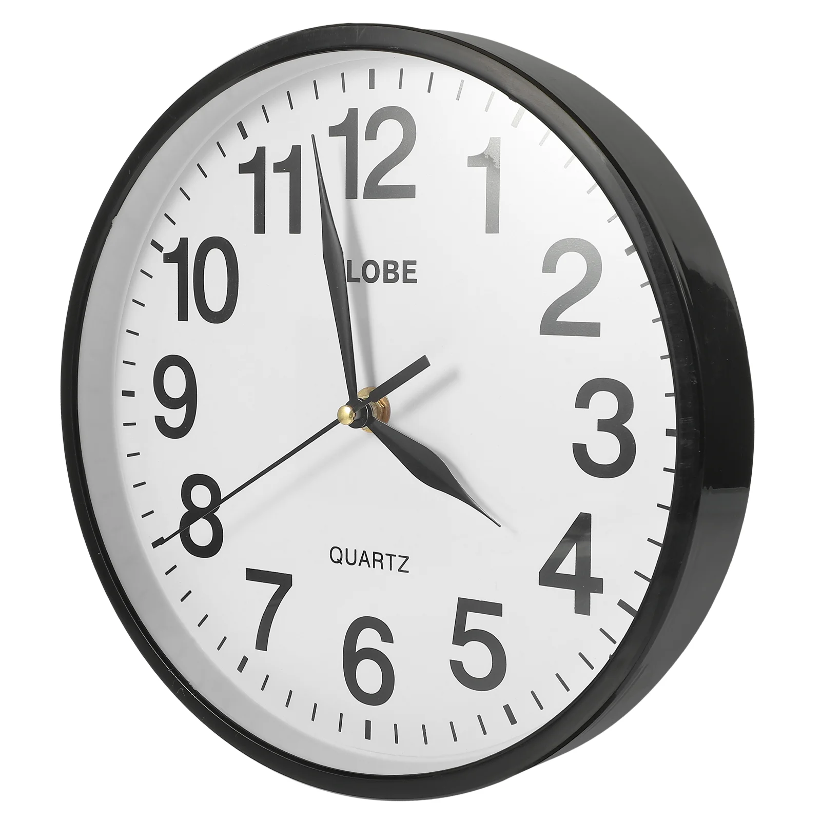 

Bedroom Fashion Creative Clock Simple Modern Home Silent Electronic Quartz (Black) Wall Hanging Office Decor Household Mute