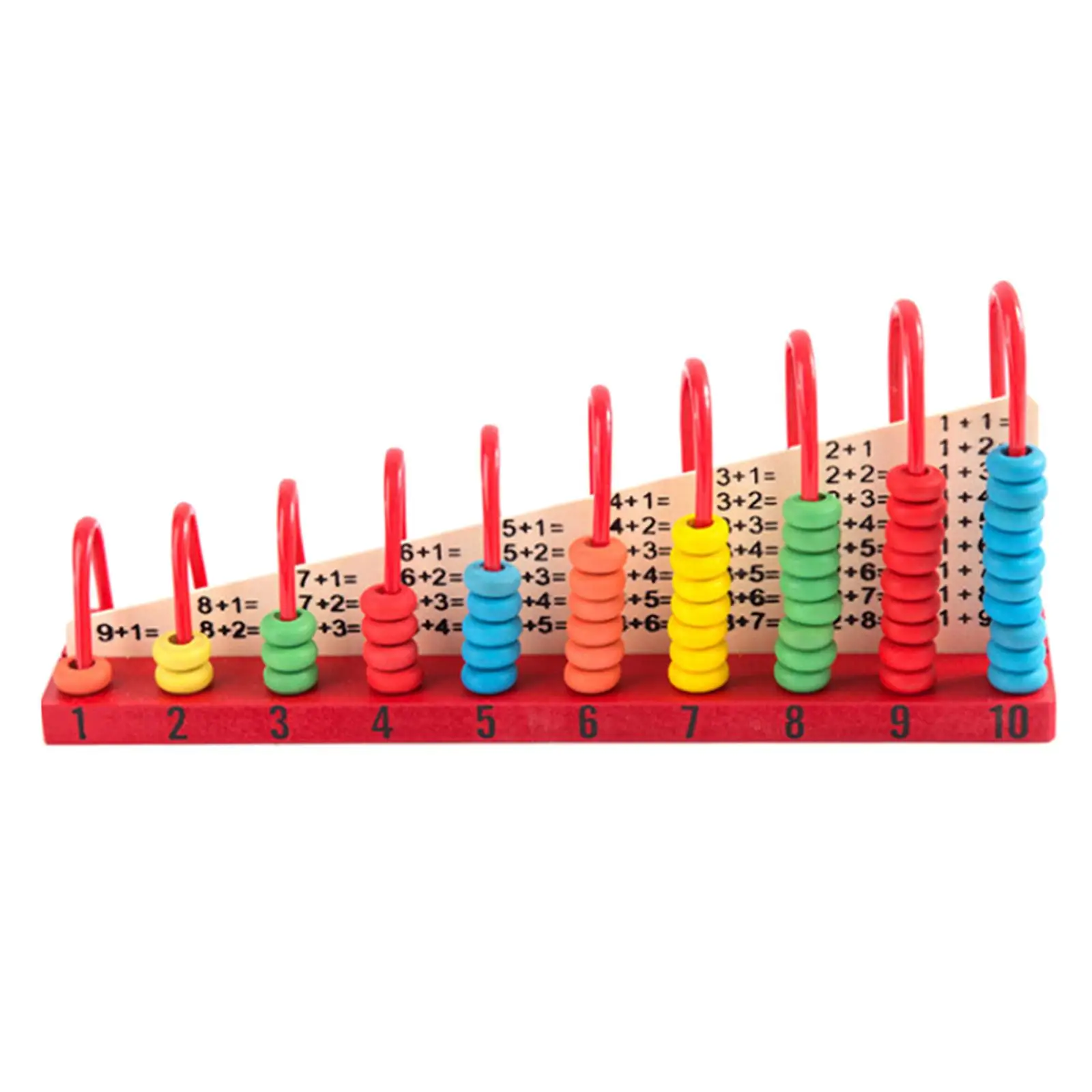 Add Subtract Abacus Colorful Activity Games Early Learning Math Teaching Tool for Kindergarten Kids Baby Toddlers Boys Girls