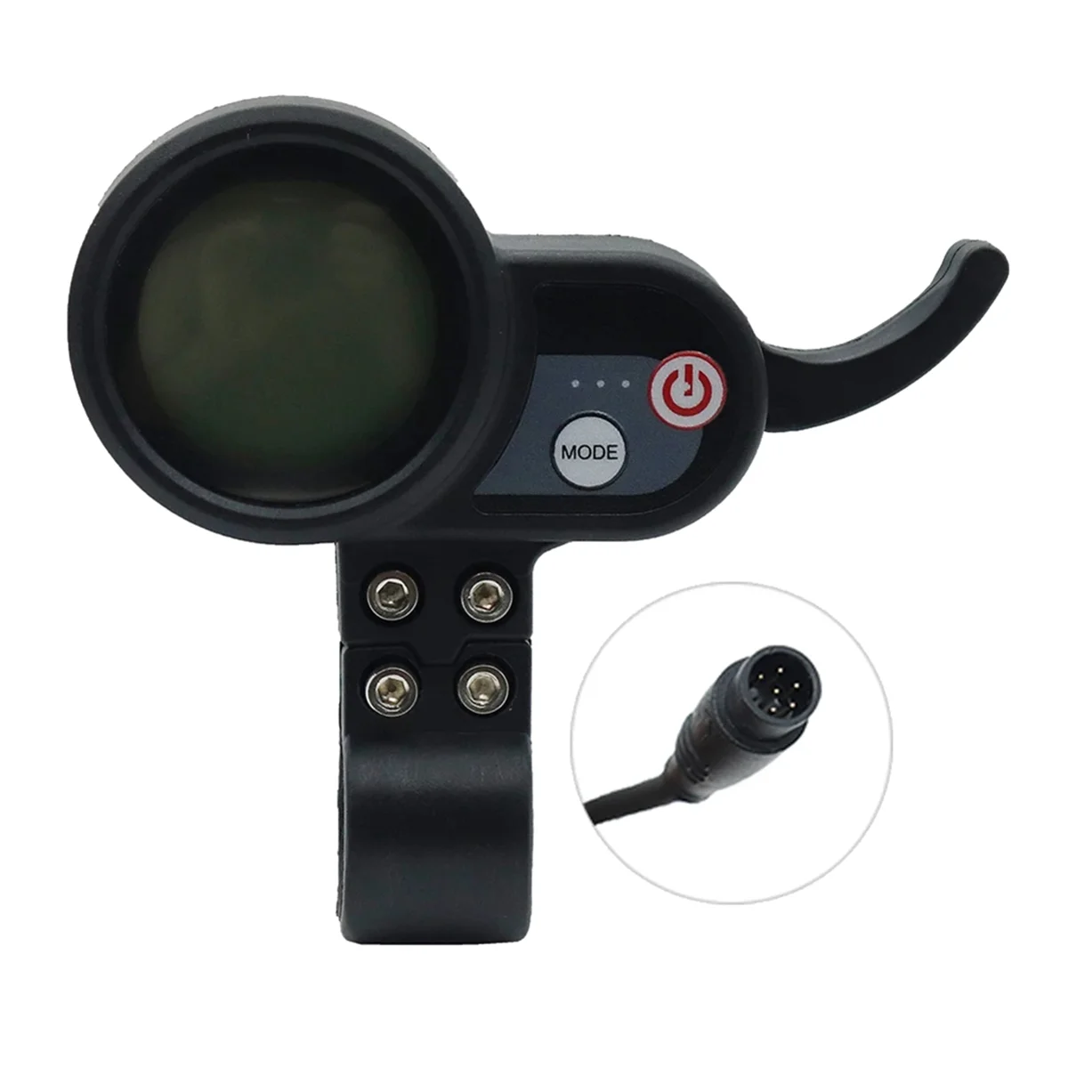 

36V-60V LCD Display Dashboard 6PIN E Scooter E Bike Meter Electric Scooter Accessories for JP