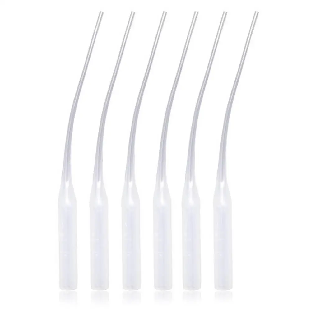 Glue Micro-Tips 100PCS/pack Plastic Glue Bottle Tips Extender Precision Applicator Dropping Tube Nozzle for Crafting Lab plastic glue tips