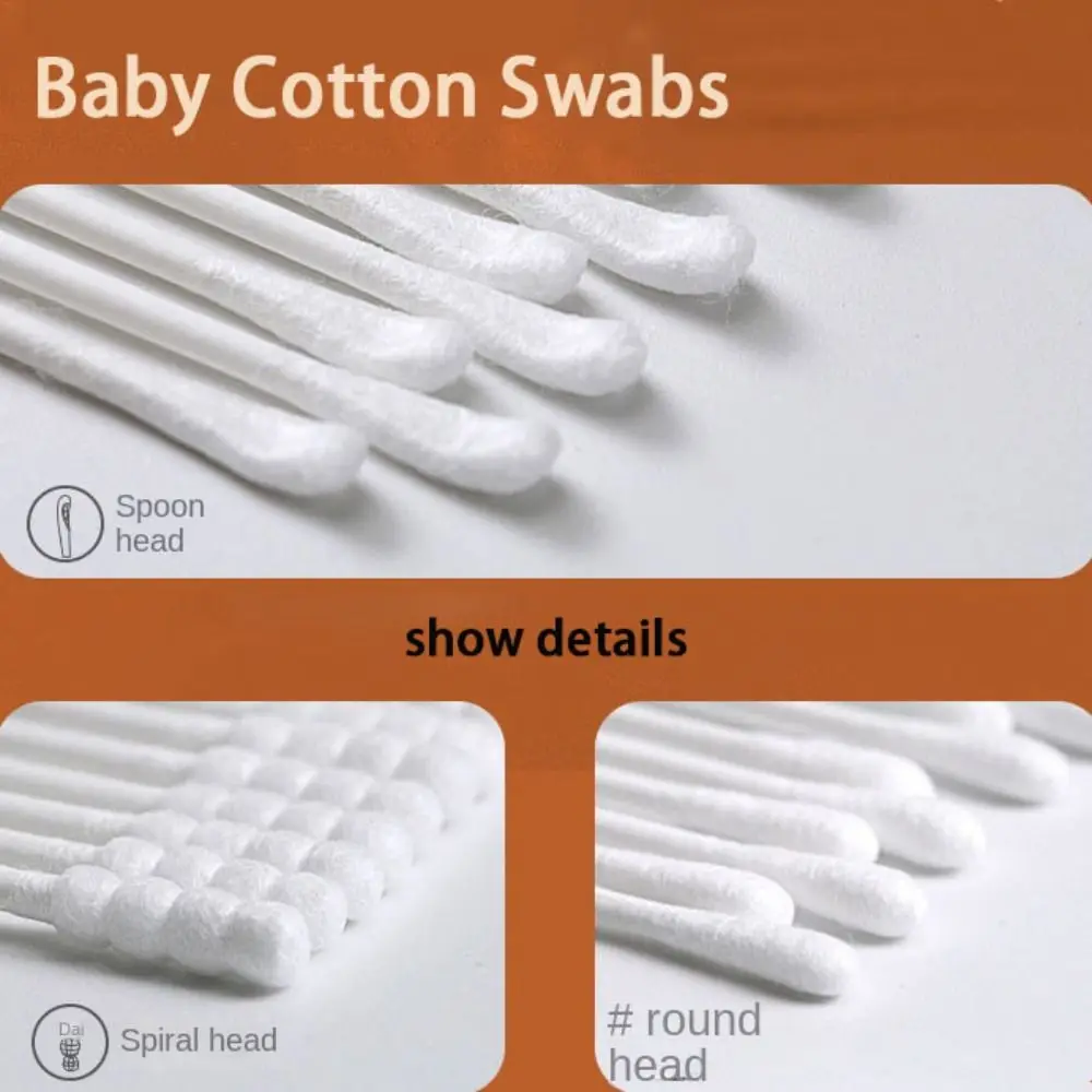 Cotton Baby Ear Swab Extra Thin Stem Newborn Care