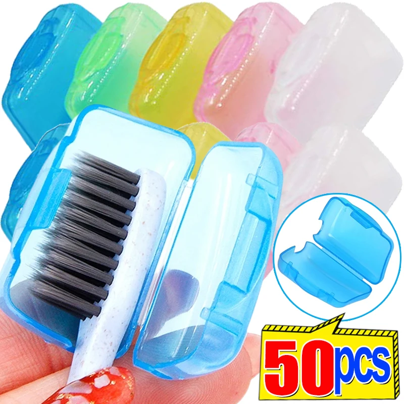 Toothbrush Cover Dustproof Tooth Brush Head Protector Case Caps Travel Camping Toothbrush Organizer Bathroom Accessories 50/5Pcs toothbrush covers,toothbrush case