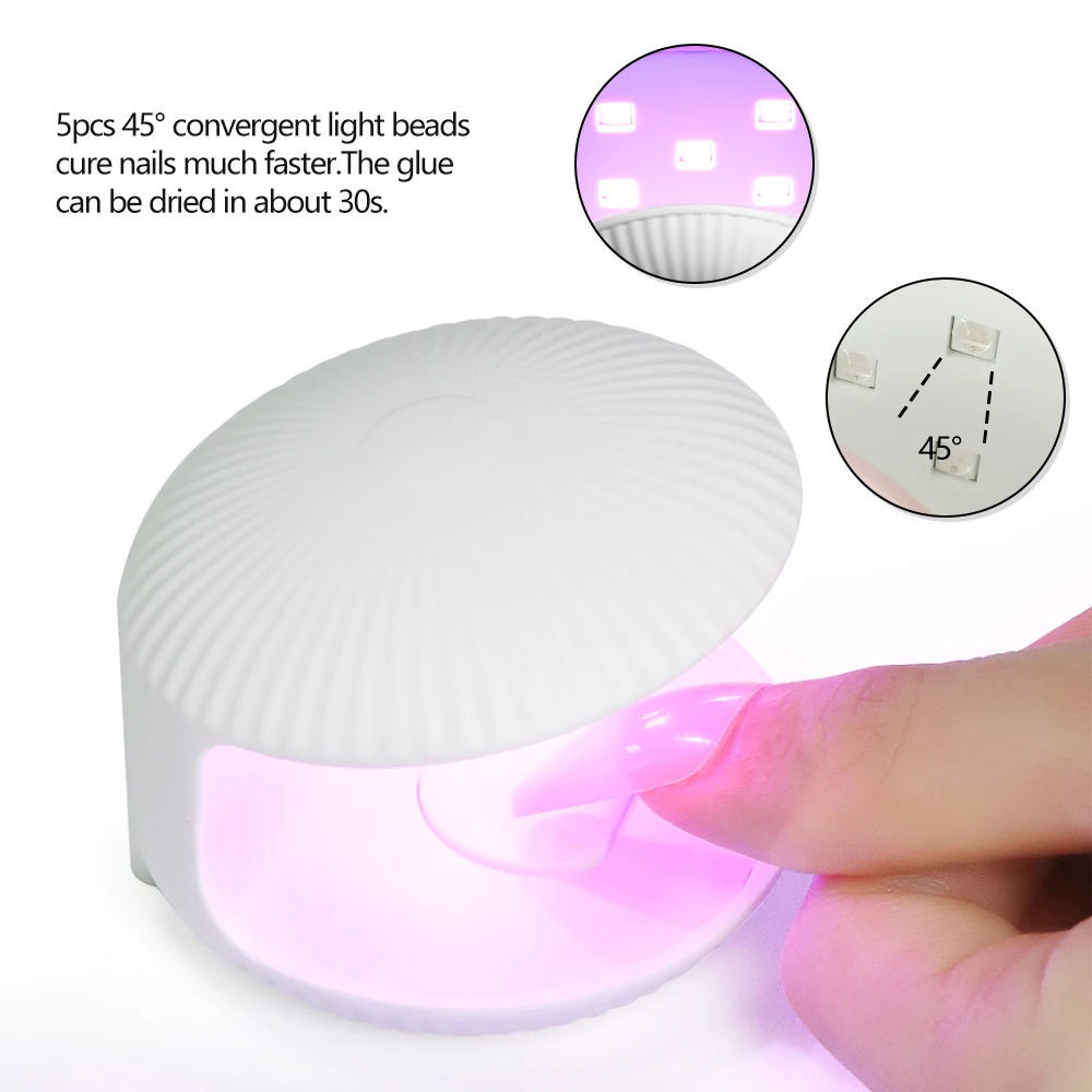 LINMANDA Mini Portable Nail Lamp Fast Curing Uv Led Lamp Professional Gel Polish Drying Lamp Phototherapy Equipment Tools 2
