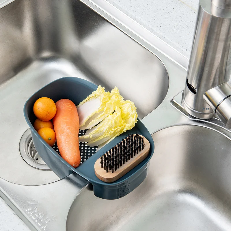 Entonnoir de panier de vidange pour évier de cuisine, filtre de vidange de  panier de drainage multifonctionnel, panier de vidange de lavage de légumes  et de fruits