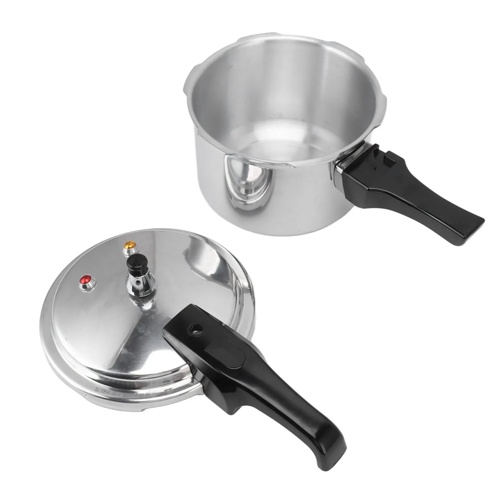 3L Aluminium Alloy Mini Pressure Cooker - 18cm for Gas Stove
