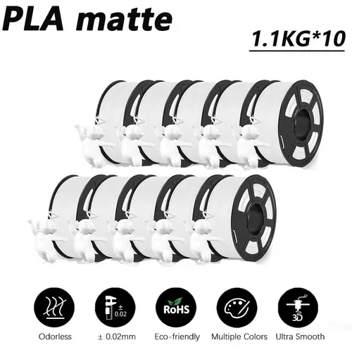 JAYO 3D Printer PLA/PLA Meta/PETG/PLA PLUS/PLA Matte Filament 1.75mm 9/10 Rolls 3D Printing Materials for 3D Printer&3D Pen - Image 33