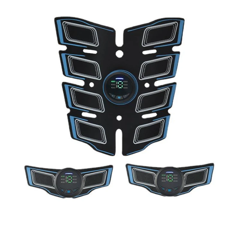 EMS Abdominal Muscle Stimulator Electric Smart Fitness Belt USB Rechargeable Trainer Exercise Weight Loss Gym Equipment