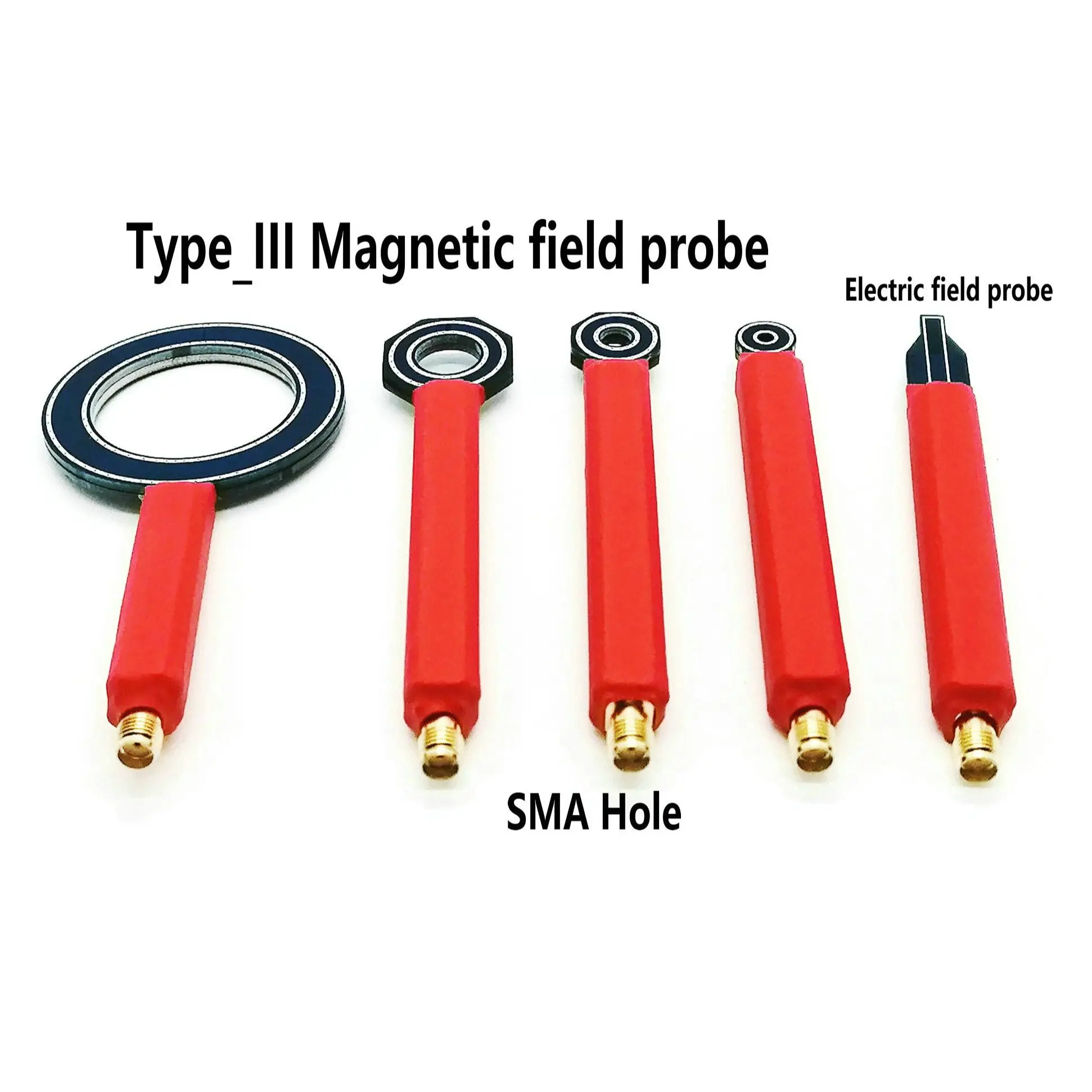 Type_III 4LayerPCB structure oscilloscope probe Conducted emission&Space radiation Rectification Magnetic Electric-field Near-field Probe