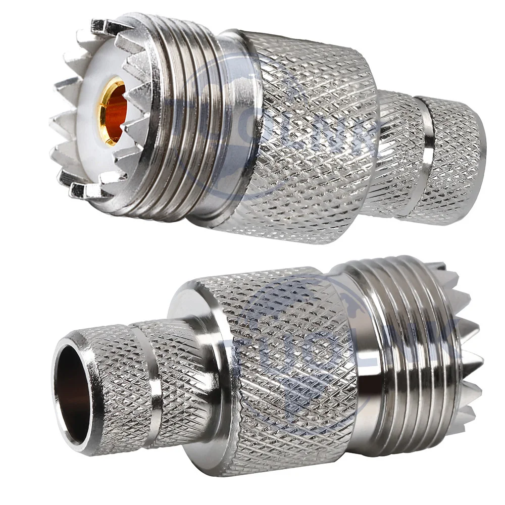 UHF 암 크림프 커넥터, 암 잭 크림프 동축 어댑터, PL-259 RF 커넥터, RG8 LMR400 RG213 케이블용, SO239 PL259, 10 개