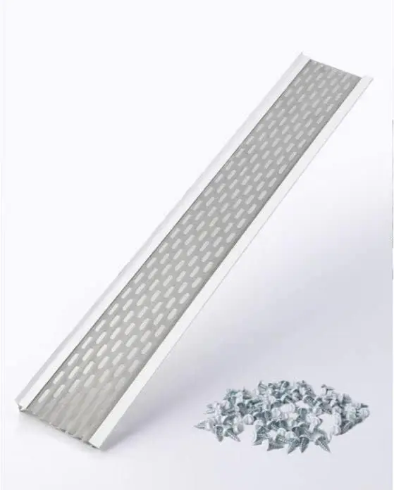 5&rdquo;Leaf Protection 100 Feet Stainless Steel Mesh White Aluminum Gutter Covers Contractor Grade Gutter Guard