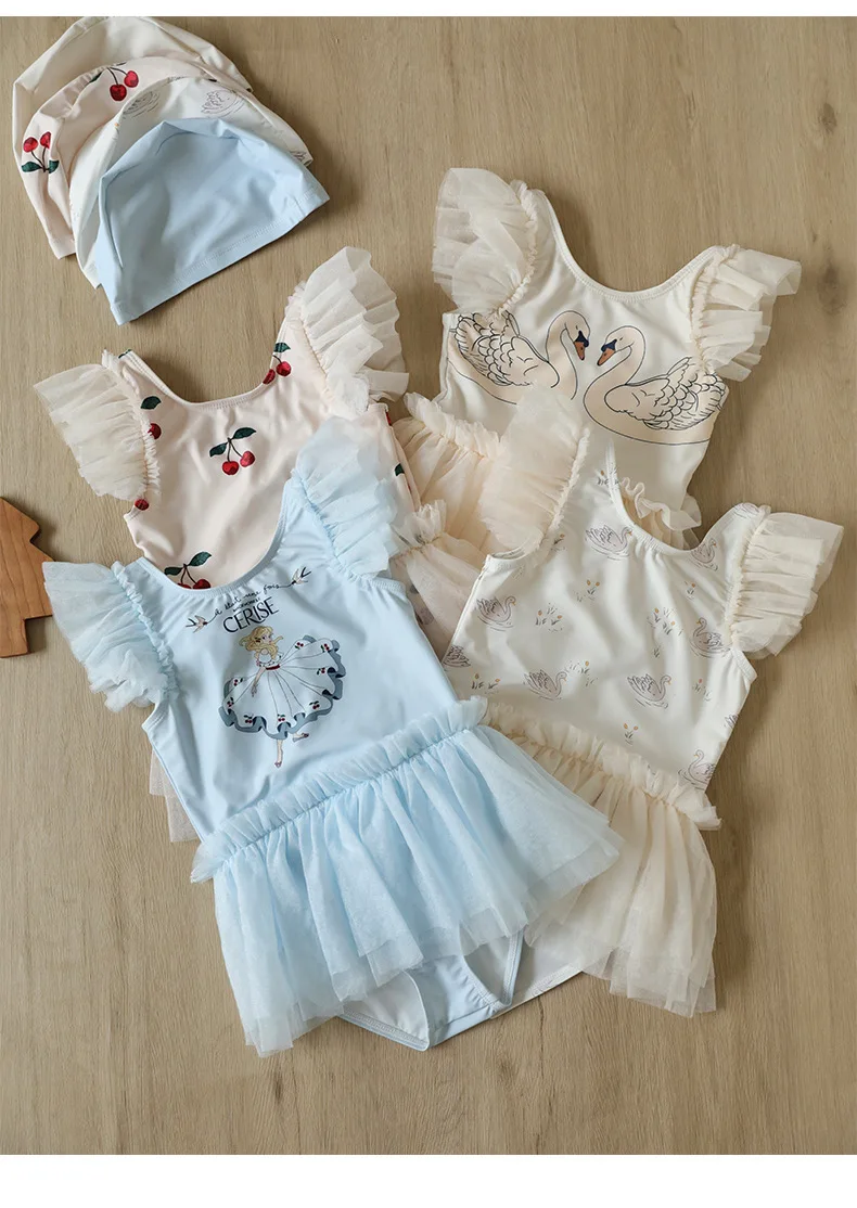 Toddlers Girls Princess Swimsuit 2