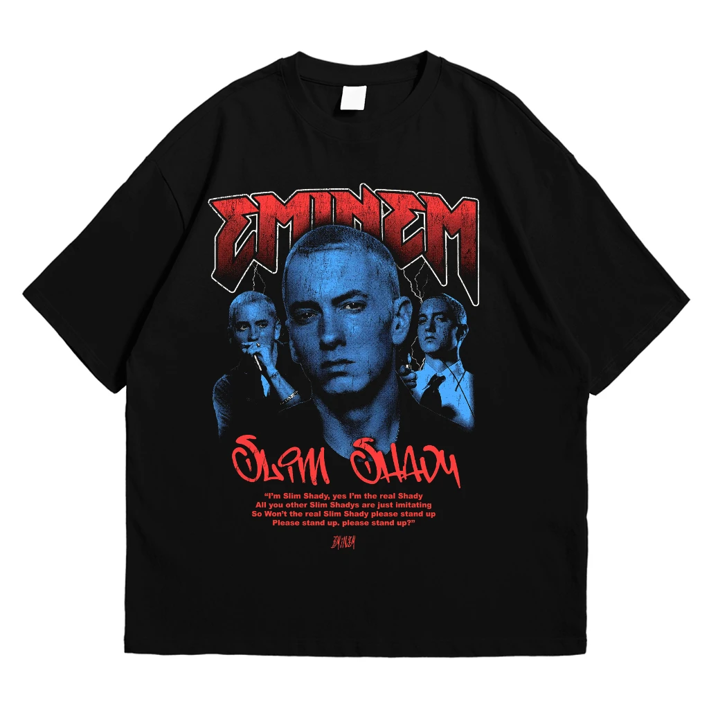 thumbnail image 1 of Camiseta Band Music Eminem, camiseta Unisex con gráfico Y2k para hombre, ropa superior, camiseta informal gráfica Harajuku, 1 of 4