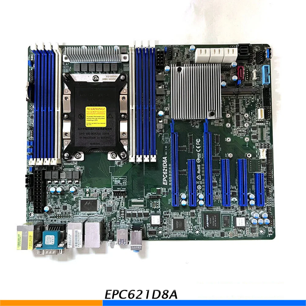 EPC621D8A Server Motherboard For ASRock REG DDR4 LGA3647 IPMI Support 8124 8124M 8171M 8172M 8175M High