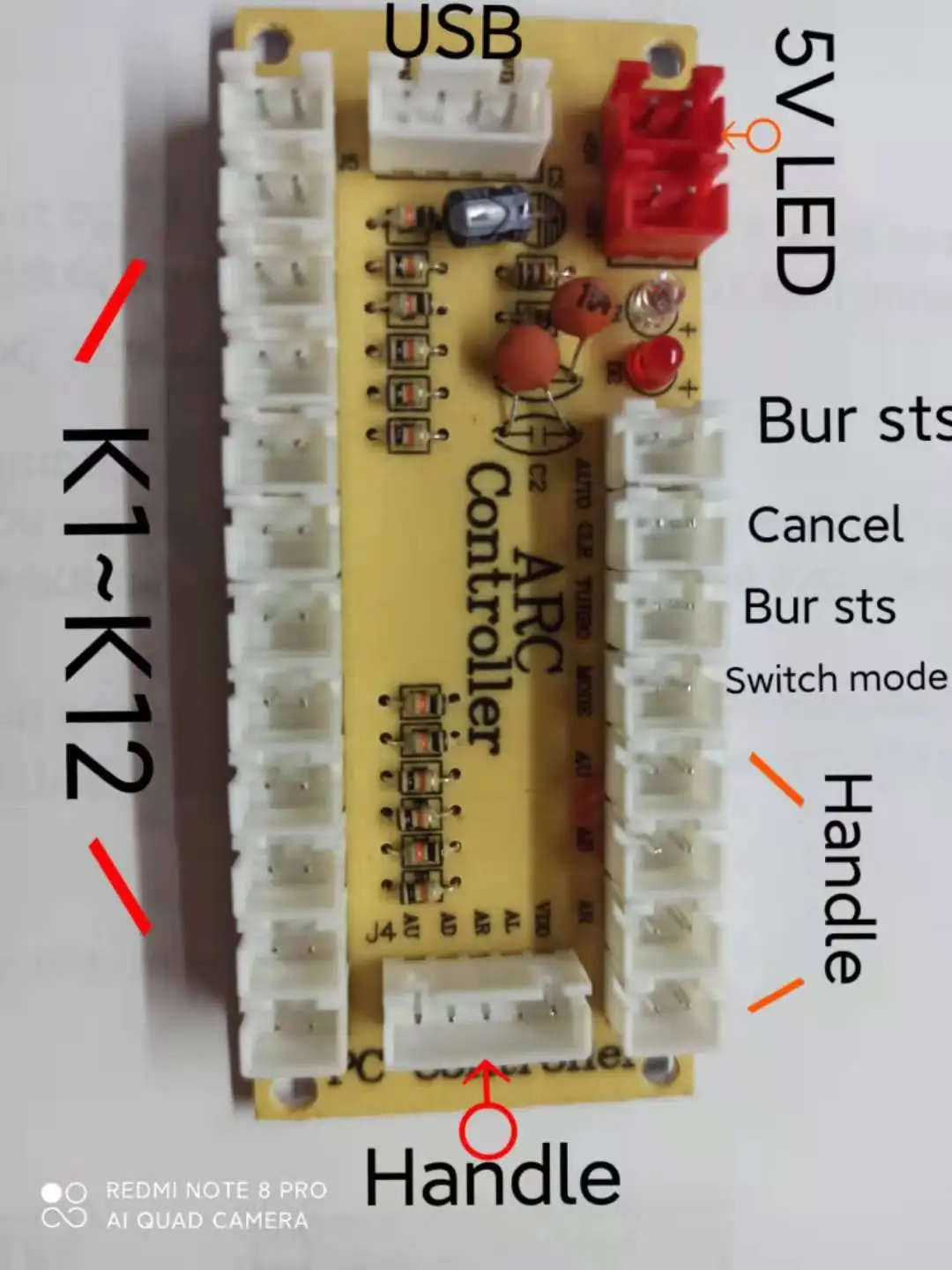 30 Pcs 제로 지연 인코더 아케이드 조이스틱 DIY 키트 USB 인코더 PC PS3 PS2 MAME Raspberry Pi 3 안드로이드 Nintendo