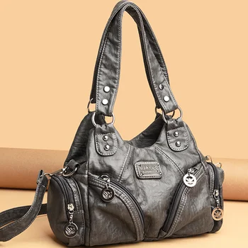 Borse di lusso calde Borse da donna Designer Crossbody Borsa a tracolla femminile di grande capacità Borse a tracolla in pelle da donna di marca di moda 1
