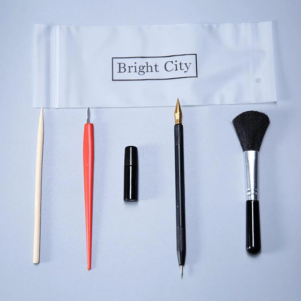 Scraper Pen Tools Unleash Your Artistic Potential with this 5Pcs Drawing Scratch Arts Set Perfect for Creatives
