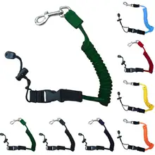 

Elastic Kayak Paddle Leash Multifunctional Surf Canoe Kayak Paddle Coiled Leash Cord Safety Fishing Rod Lanyard Boat Accessory