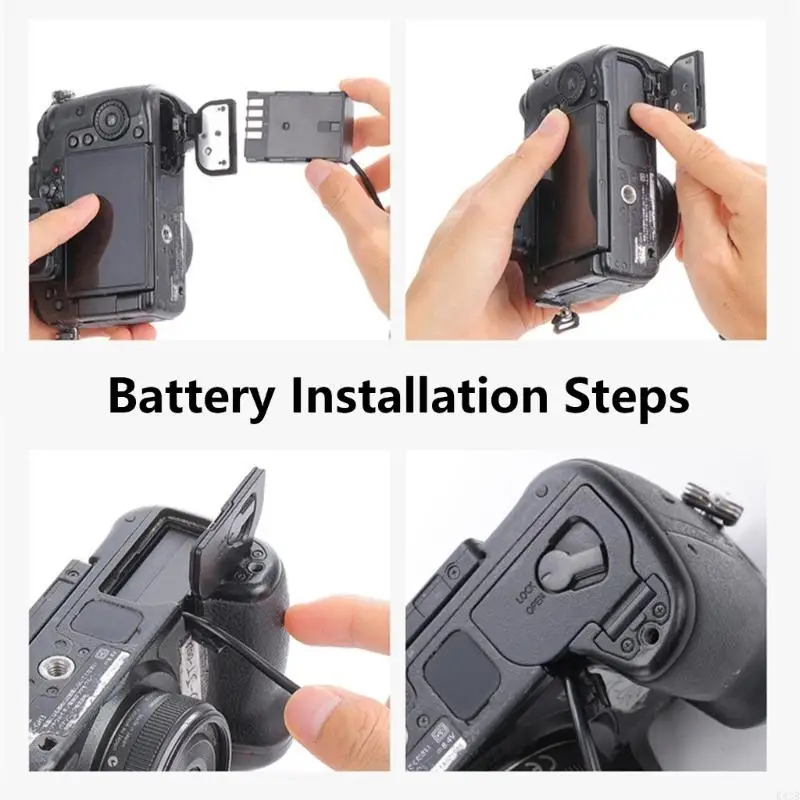 K43B High Performances Battery Box EN-EL9 for D40 D40X D60 D3000 Cameras