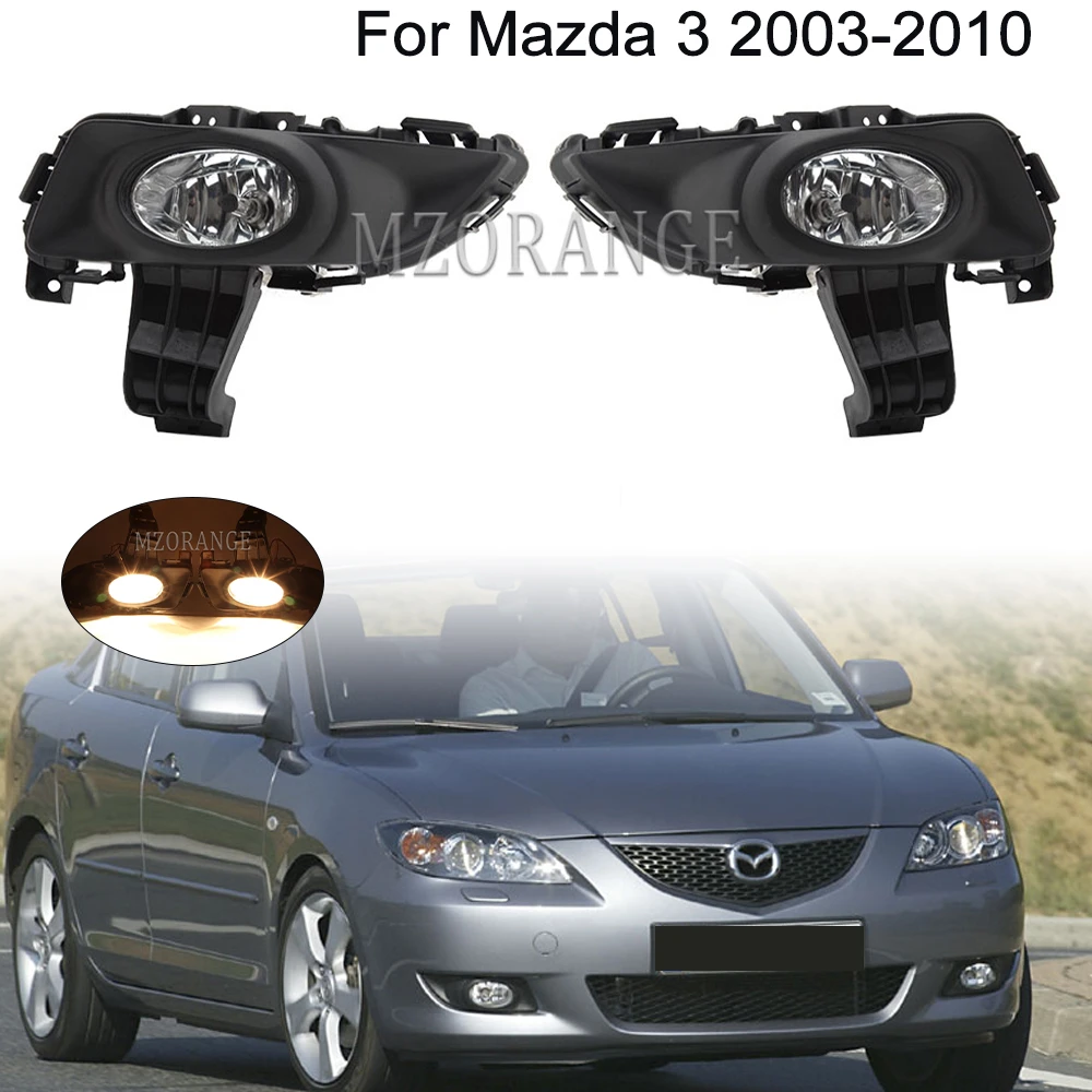 Faros antiniebla para Mazda 3 M3 2003 2004 2005 2006 2007 2009 2010 1.6L, lámpara de parachoques delantero, accesorios para coche| | - AliExpress
