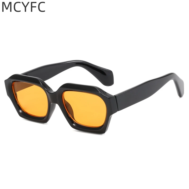 

MCYFC Out Door Sunglasses for Men Hand Made PC Material Square UV400 Eyeglasses for Women Fashion Classics Style Sun Glasses