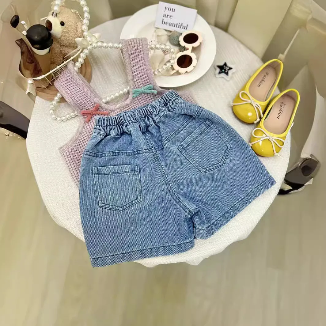 Heart Denim Dress Set 4