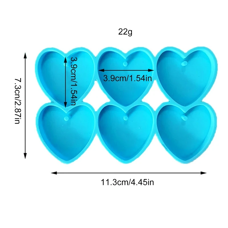 Silicone Mold Butterfly Heart For DIY Jewelry