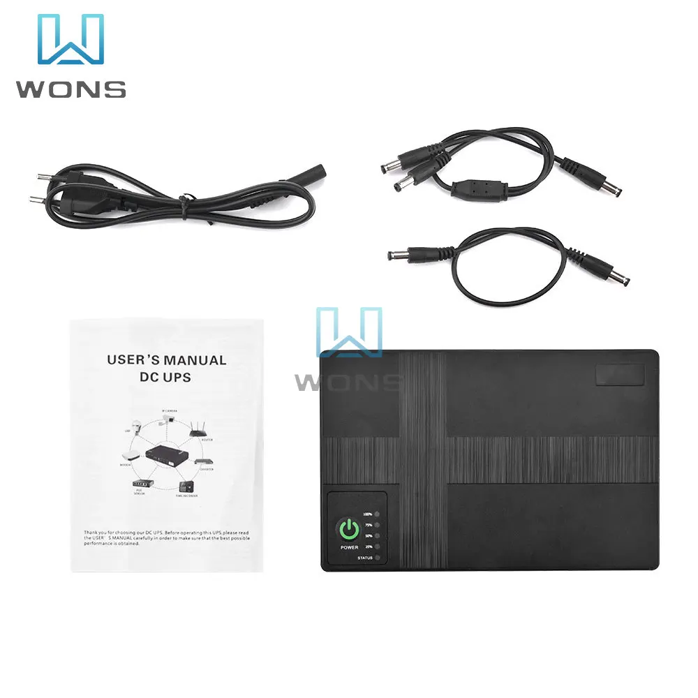 UPS Uninterruptible Power Supply 10400mAh 5V 9V 12V 2A 15V 24V 1A Battery Backup Unit Output for Wireless Router EU Plug uninterruptible power supply portable ups mini ups