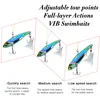 1Pcs Jig Metal Spoon Fishing Lure 5g-20g Artificial Laser VIB Vibration Hard Bait Crankbaits Winter Sea Bass Pike Fishing Tackle 6