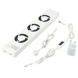 Durable Practical Home Smart Radiator Fan Radiator Ventilator Cooling Accessories 100-240V Energy-efficient Low Noise