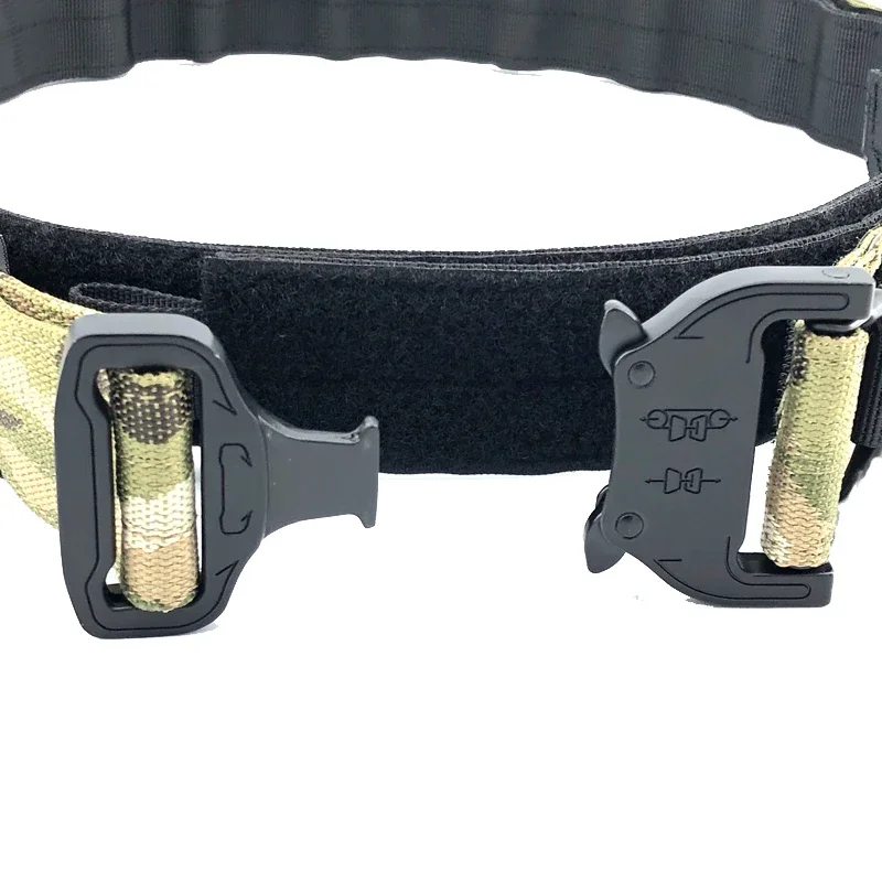 Tactical Molle Belt Multicam Battle Belt Hunting Double Layer Airsoft Shooting Fighter Hard Duty Equipment tactical belt