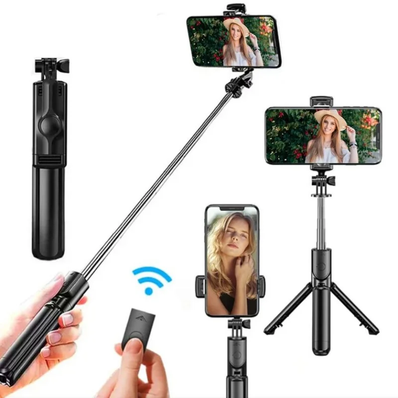 Roreta Wireless Selfie Stick Tripod Stand Bluetooth Remote Extendable Tripod For iPhone Mobile Phone Live Streaming selfie stick tripod,selfie stick,cell phone selfie stick,smartphone selfie stick,phone selfie tripod