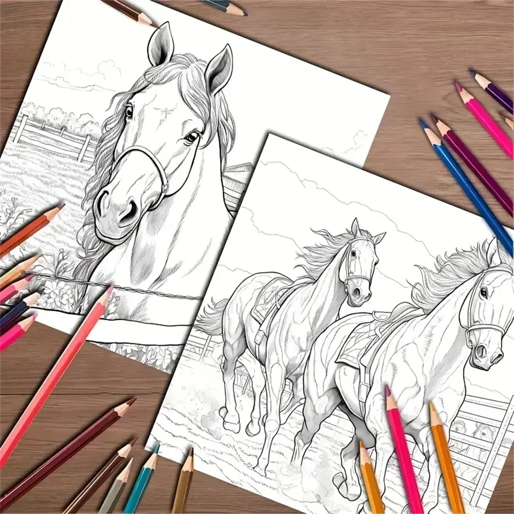 1pc Art Coloring Book 22 Page Coloring Books Gift For Birthday Party Relieve Stress Kill Time Graffiti Painting Drawing Art Book 6