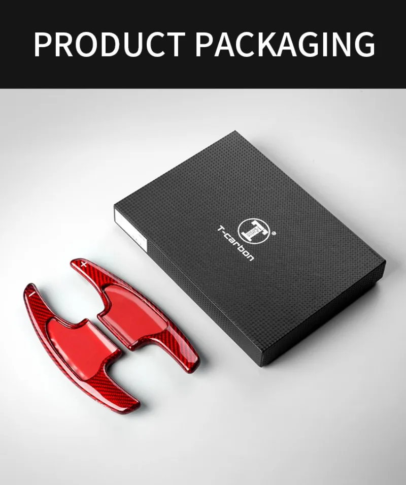 T-carbon Paddle Shift Extension For Honda City GM6 FL Jazz GK5 HRV HR-V 2015-2018 Carbon Fiber Steering Wheel Paddle Shifter